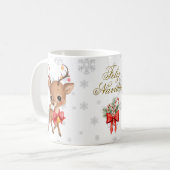メリークリスマスマグ コーヒーマグカップ (正面左)