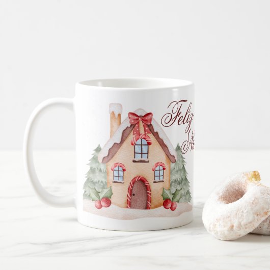 メリークリスマスマグ コーヒーマグカップ (ドーナツ)