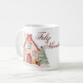 メリークリスマスマグ コーヒーマグカップ (正面左)