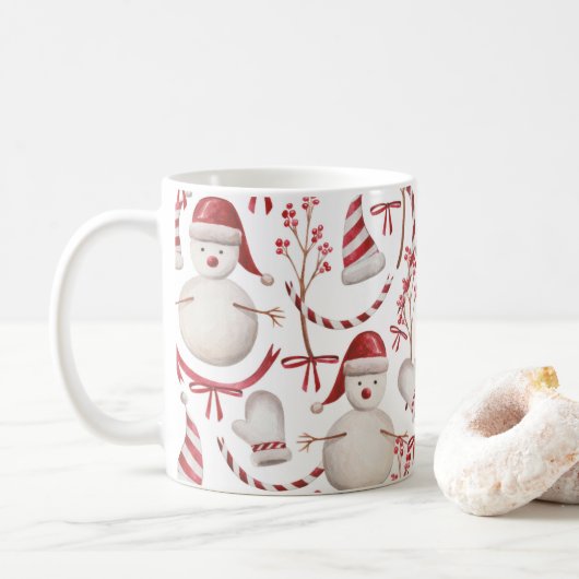 メリークリスマスマグ コーヒーマグカップ (ドーナツ)