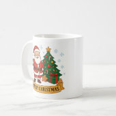 メリークリスマスマグ コーヒーマグカップ (正面左)