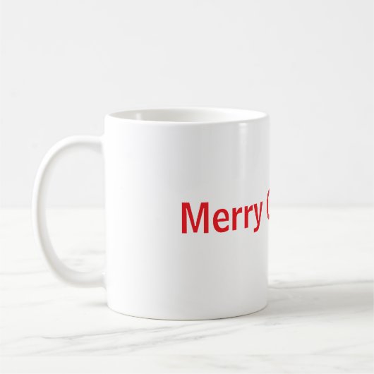 メリークリスマスマグ コーヒーマグカップ (左)