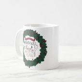 メリークリスマスマグ コーヒーマグカップ (正面左)