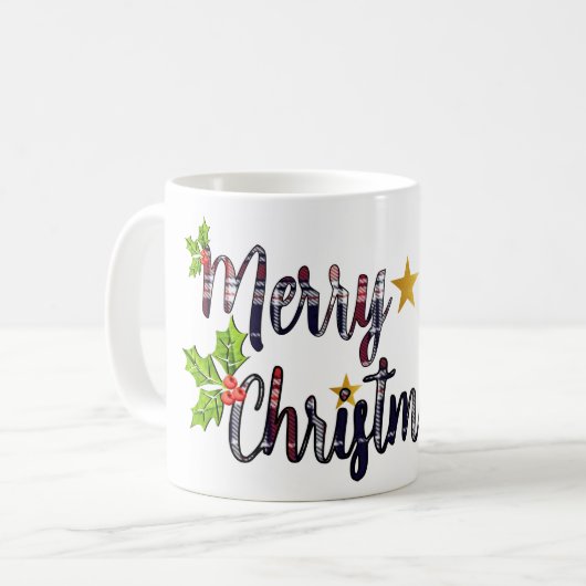 メリークリスマスマグ コーヒーマグカップ (正面左)