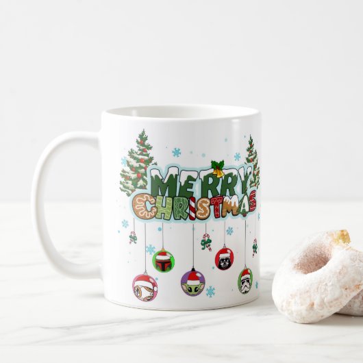 メリークリスマスマグ コーヒーマグカップ (ドーナツ)
