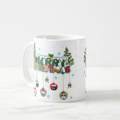 メリークリスマスマグ コーヒーマグカップ (正面左)