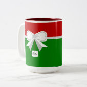 メリークリスマスマグ ツートーンマグカップ (正面左)