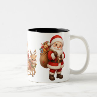 メリークリスマスマグ ツートーンマグカップ
