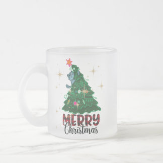 メリークリスマスマグ フロストグラスマグカップ