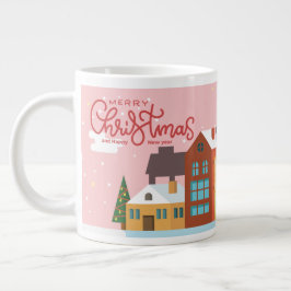 メリークリスマスマグ|祭りのホリデー ジャンボコーヒーマグカップ