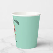 メリークリスマスマジカルキャンディーハウス8oz 紙コップ (左)