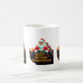 メリークリスマスマジック コーヒーマグカップ (中央)