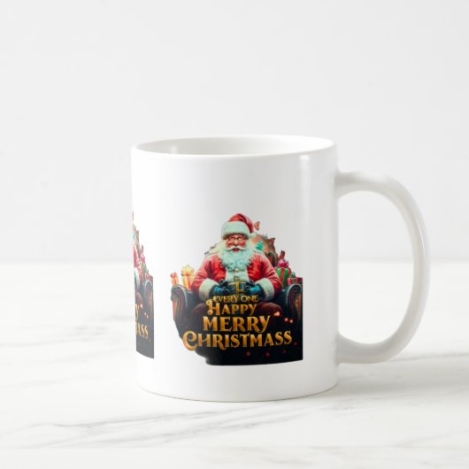 メリークリスマスマジック コーヒーマグカップ (右)