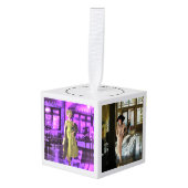 メリークリスマスマティス キューブオーナメント (正面アングル)