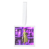 メリークリスマスマティス キューブオーナメント (正面)