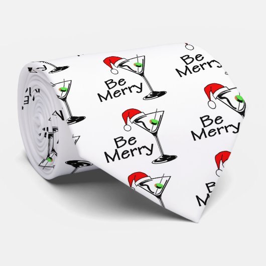 メリークリスマスマルティーニがあって下さい ネクタイ (ロール)