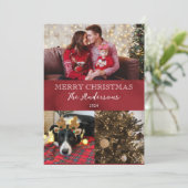 メリークリスマスマルーン冬雪 シーズンカード (スタンド正面)