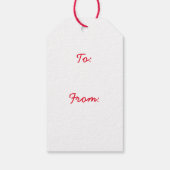 メリークリスマスマンガサンタ ギフトタグ (裏面)