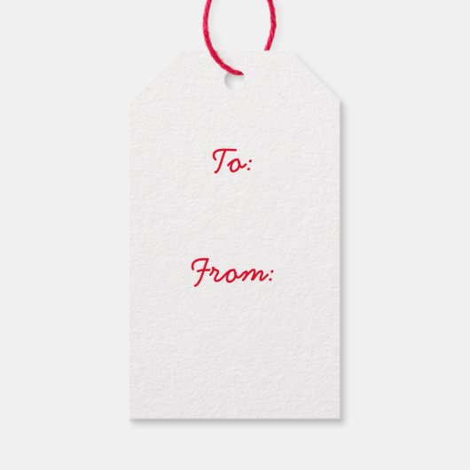 メリークリスマスマンガサンタ ギフトタグ (裏面)