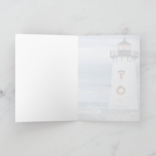 メリークリスマスマーサのブドウ園のカード シーズンカード (内部)