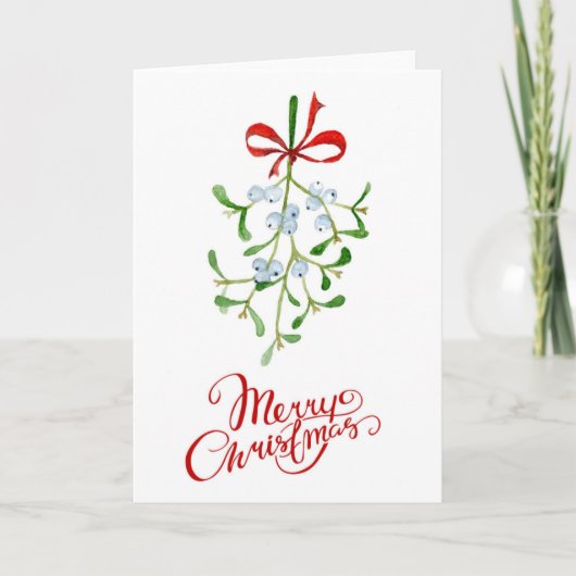 メリークリスマスミスタントクリスマスカード シーズンカード (正面)