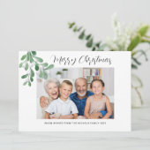 メリークリスマスミスタントーの写真 シーズンカード (スタンド正面)