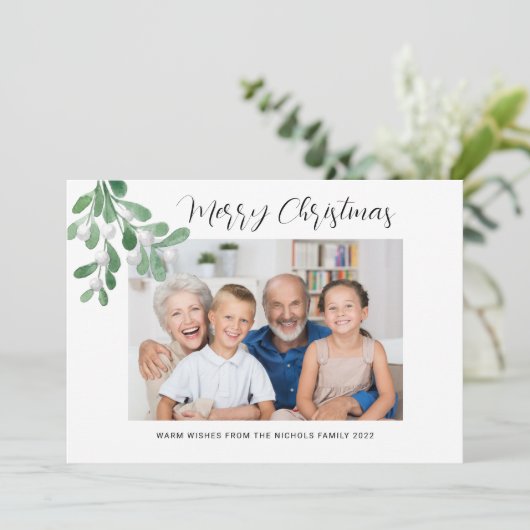 メリークリスマスミスタントーの写真 シーズンカード (スタンド正面)