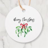 メリークリスマスミスタントーフェスティバルキスミーおもしろい フェイバータグ (正面)