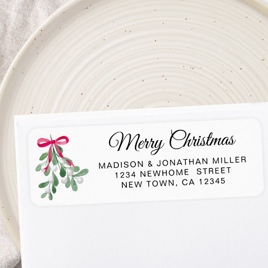 メリークリスマスミスタントー差出人住所 ラベル