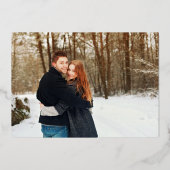 メリークリスマスミスタントー4フォト金ゴールド 箔シーズンカード (裏面)