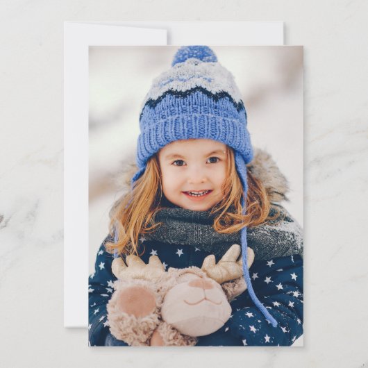 メリークリスマスミストレ素朴ートウ木写真 シーズンカード (裏面)