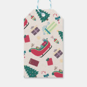 メリークリスマスミセス・サンタクロースお洒落ホリデー ギフトタグ (裏面)