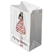 メリークリスマスミディアムホリデー抱き枕 ミディアムペーパーバッグ (正面アングル)