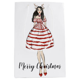 メリークリスマスミディアムホリデー抱き枕 ミディアムペーパーバッグ