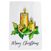 メリークリスマスミディアム抱き枕 ミディアムペーパーバッグ (裏面)