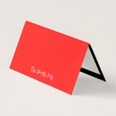 メリークリスマスミニカードはパーソナライズされたカスタムノート (裏面)