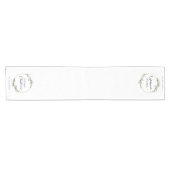 メリークリスマスミニマルリース ショートテーブルランナー (横)