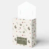 メリークリスマスミュートのヒイラギの葉の休日 フェイバーボックス (オープン)