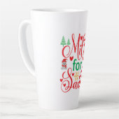 メリークリスマスミルク カフェラテマグ (左アングル)