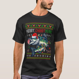 メリークリスマスムスキーサンタムスキークリスマス衣装Fis Tシャツ