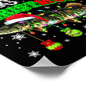 メリークリスマスムスキー3サンタムスキースフィッシャーF ポスター (角)