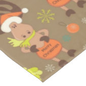 メリークリスマスムースと雪だるま テーブルクロス (アングル)