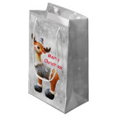 メリークリスマスムースは帽子をかぶっている スモールペーパーバッグ (正面アングル)