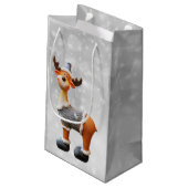 メリークリスマスムースは帽子をかぶっている スモールペーパーバッグ (裏面アングル)