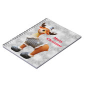 メリークリスマスムースは帽子をかぶっている ノートブック (左側)