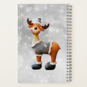 メリークリスマスムースは帽子をかぶっている ノートブック (裏面)