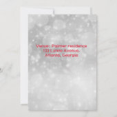 メリークリスマスムースは帽子をかぶっている 招待状 (裏面)