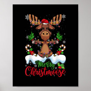 メリークリスマスムースクリスマスツリー ポスター