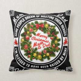 メリークリスマスムーム&パパ クッション