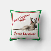 メリークリスマスメイトサンタカンガルー クッション (裏面)
